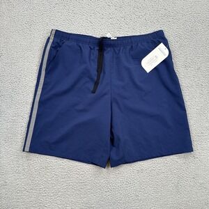 Road Runner Shorts Mens XXL 2XL Blue R-Gear Long Gone Lined Athletic Running NEW